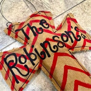 Burlap Cross Door Hanger